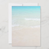 Turquoise Ocean Beach Sand Background Paper (Front)