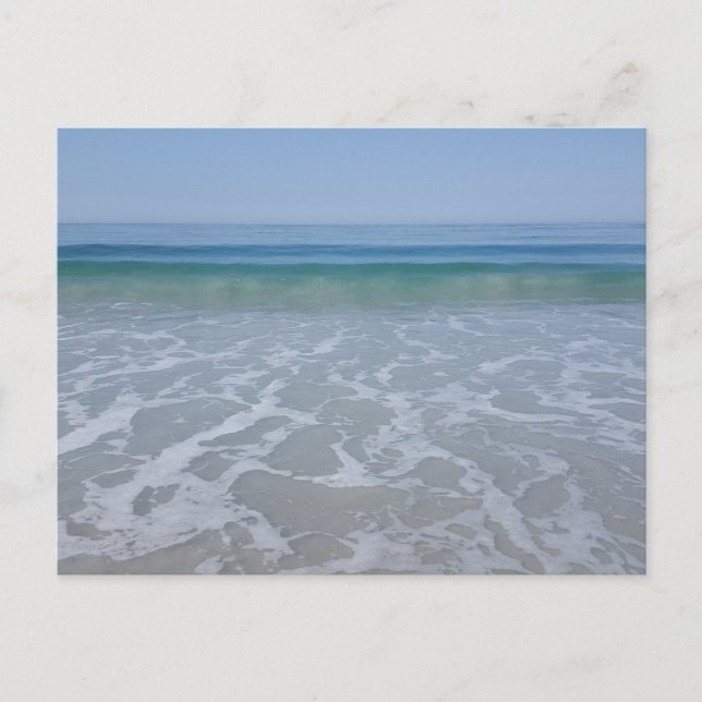 Turquoise Ocean Wave Postcard (Front)