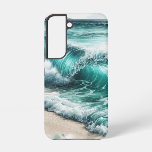 Turquoise Ocean Wave Samsung Galaxy S22 Case