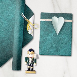 Turquoise Old World Faux Leather