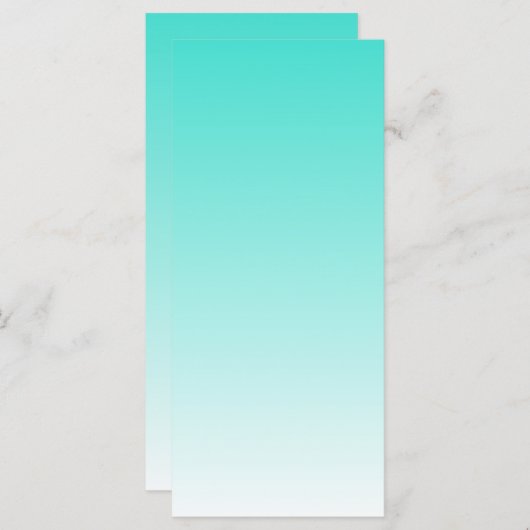 Turquoise Ombre (Front/Back)