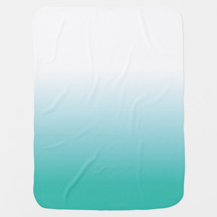 aqua baby blanket