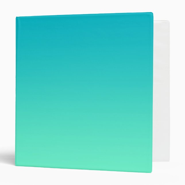 Turquoise Ombre Binder (Front/Inside)