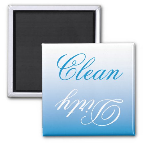 Turquoise Ombre Dishwasher CleanDirty Magnet