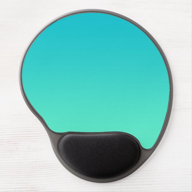 “Turquoise Ombre” Gel Mouse Pad (Front)