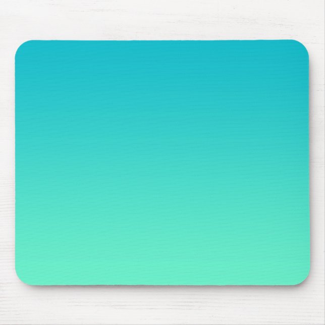 “Turquoise Ombre” Mouse Pad (Front)