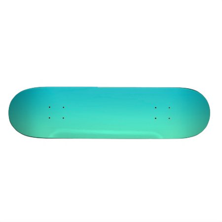 Turquoise Ombre Skateboard