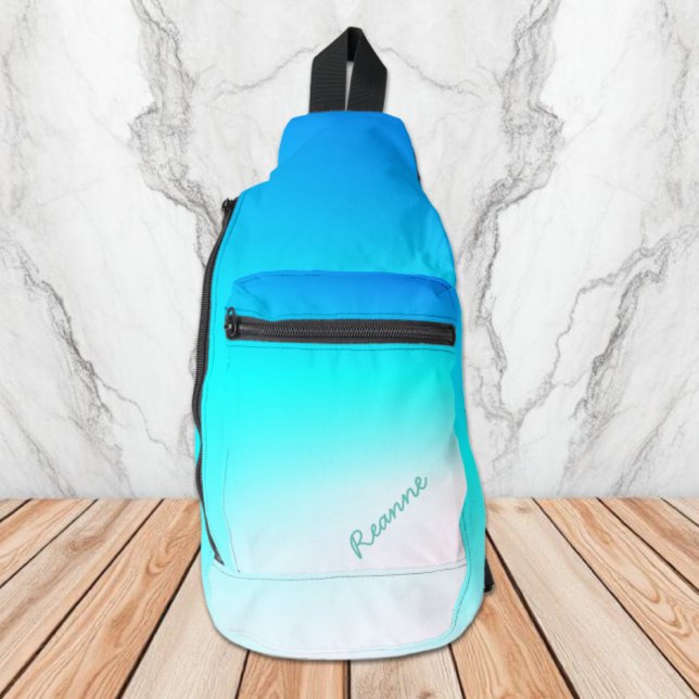 Turquoise Ombre Sling Bag (Creator Uploaded)