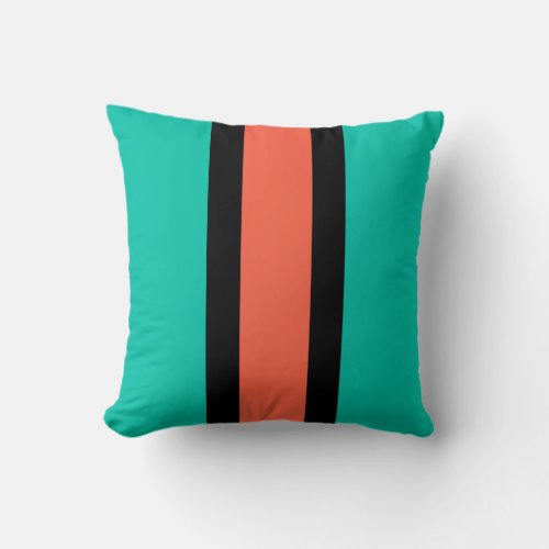 Turquoise, Orange and Black
