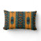 Turquoise Orange Southwest Tribal Aztec Pattern