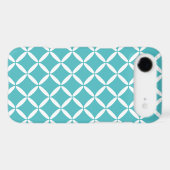 Turquoise Pattern iPhone 4 Case-Mate Case (Back (Horizontal))