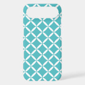 Turquoise Pattern iPhone 4 Case-Mate Case (Back)