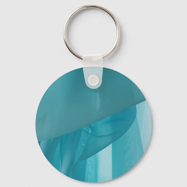 Turquoise Pattern Keychain (Front)