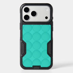 Turquoise Pattern iPhone 17 Pro Max Case