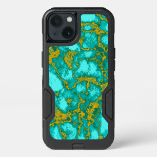 Turquoise Pattern iPhone 13 Case
