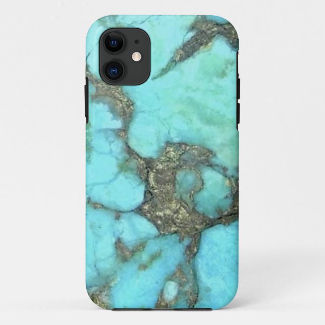 Turquoise Pattern Phone Cover (Back)
