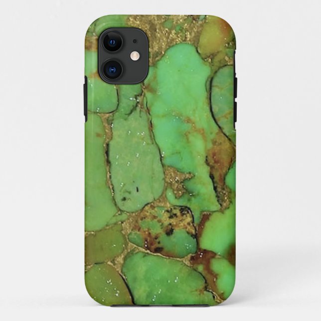 Turquoise Pattern Phone Cover (Back)