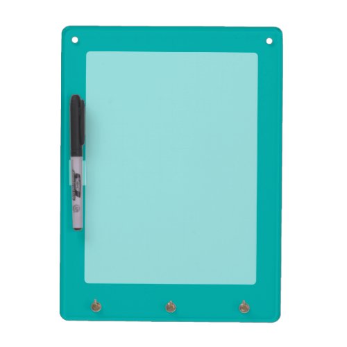 Turquoise Peacock Decor Ready to Customize Dry_Erase Board