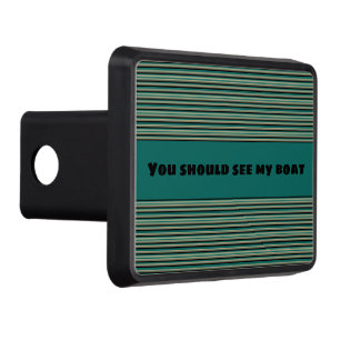 Turquoise Personalized Hitch Cover