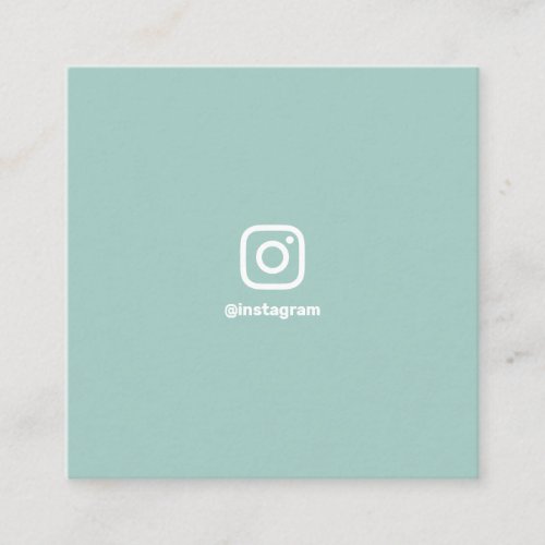 Turquoise photographer social media Instagram Calling Card