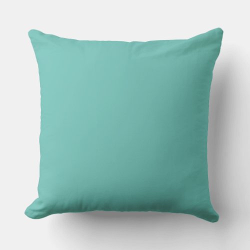 Turquoise pillow Teal blue green solid color