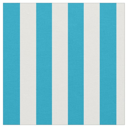 Turquoise Pink and White Vertical Stripes Fabric