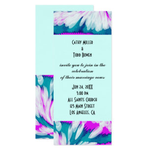 color tie dye invitations zazzle