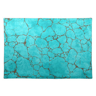 turquoise placemat