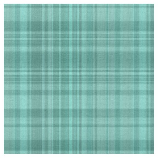 Turquoise Plaid Fabric Pattern