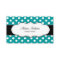 Turquoise Polka Dot Business Cards