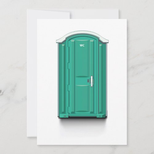 Turquoise Portable Toilet