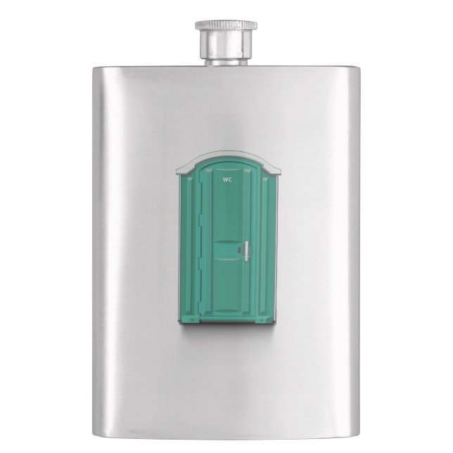 Turquoise Portable Toilet Flask (Front)