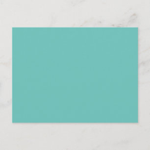 Turquoise Postcard   Modern Travel Keepsake Design