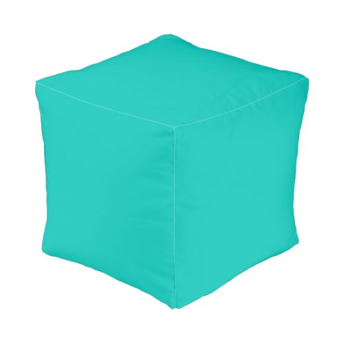 Turquoise Pouf