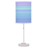 Turquoise Purple Blue Green Pastel Rainbow Lamp (Front)