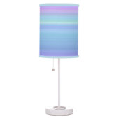 Turquoise Purple Blue Green Pastel Rainbow Lamp (Right)