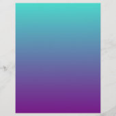 Turquoise Purple Ombre (Front)