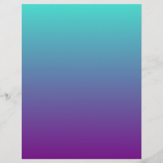 Turquoise Purple Ombre (Front)
