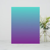 Turquoise Purple Ombre (Standing Front)