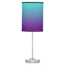 Turquoise Purple Ombre Table Lamp Turquoise Purple Ombre Table Lamp