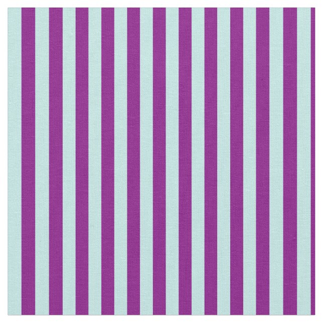 Turquoise & Purple Striped/Lined Pattern Fabric (Close Up)