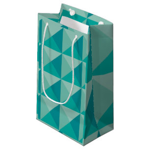 Turquoise Pyramids Small Gift Bag
