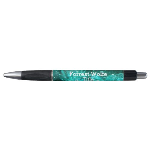 Turquoise quartz mineral nature crystal pen