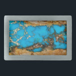 Turquoise Rock 1 Rectangular Belt Buckle<br><div class="desc">Feel free to modify the design according to your own preferences. You may change the design location, orientation, background colors and size. Also, you may add your own text, or slogan set its font, location and size, all in order to create the ultimate personal gift for you and your loved...</div>