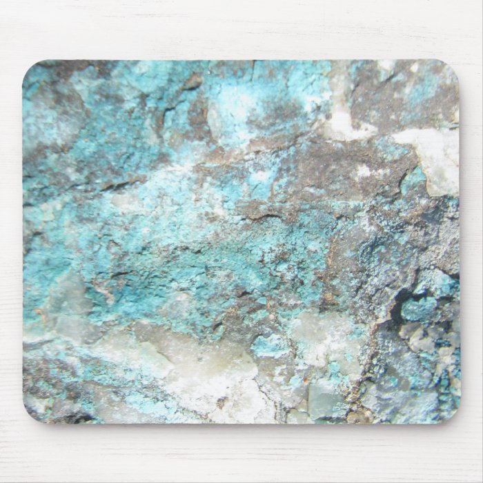 Turquoise Rock Mouse Pads