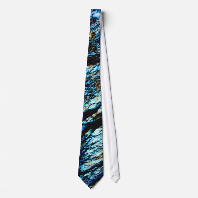 Turquoise Rock Neck Tie (Front)