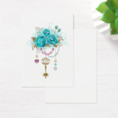 Turquoise Roses with Keys (Desk)