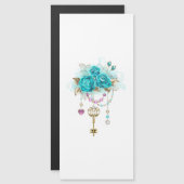 Turquoise Roses with Keys (Front/Back)