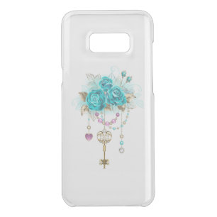 Turquoise Roses with Keys Uncommon Samsung Galaxy S8+ Case