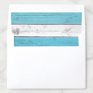 Turquoise Sandy Toes Salty Kisses Envelope Liner